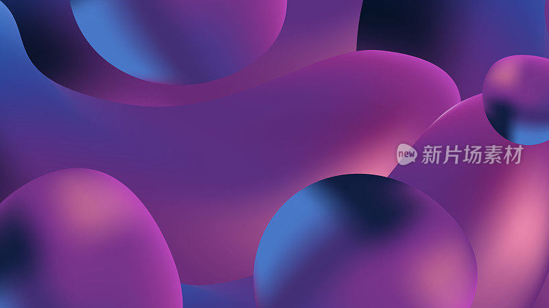Abstract Color Liquid Shapes Background